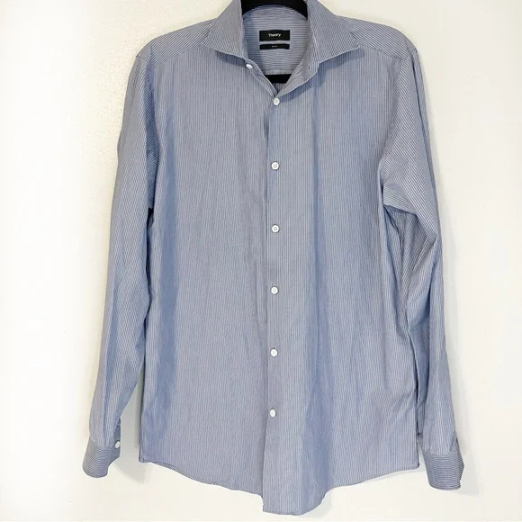 Theory | Shirts | Theory Mens Slim Fit Dress Shirt Size 6 R | Poshmark
